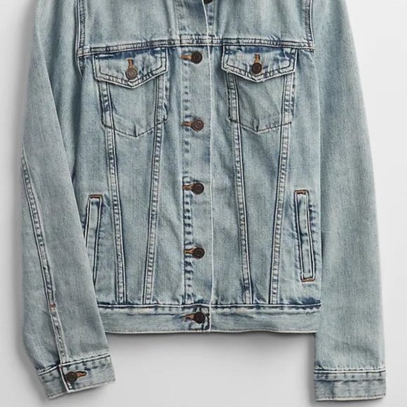 NWT GAP DENIM 1969 Women XS Icon Denim Jean Jacket - Picture 5 of 9